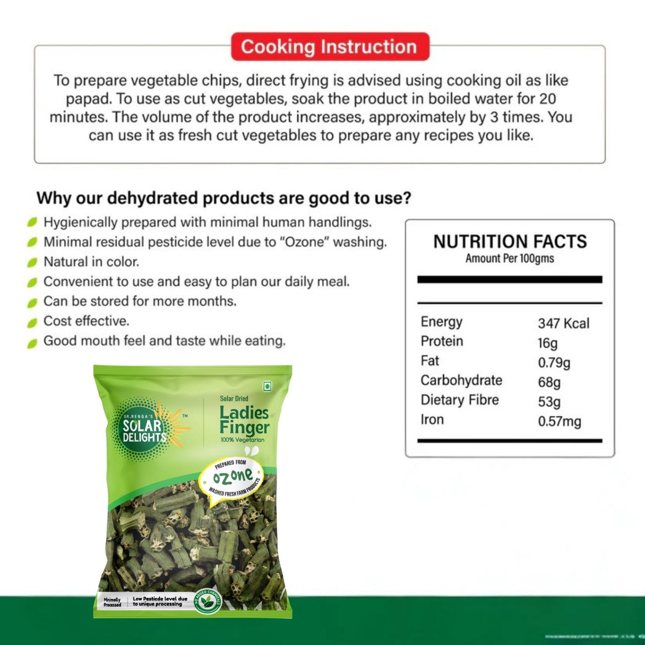 bhindi dry natural dried okra solar dried healthy vegetable ingredient