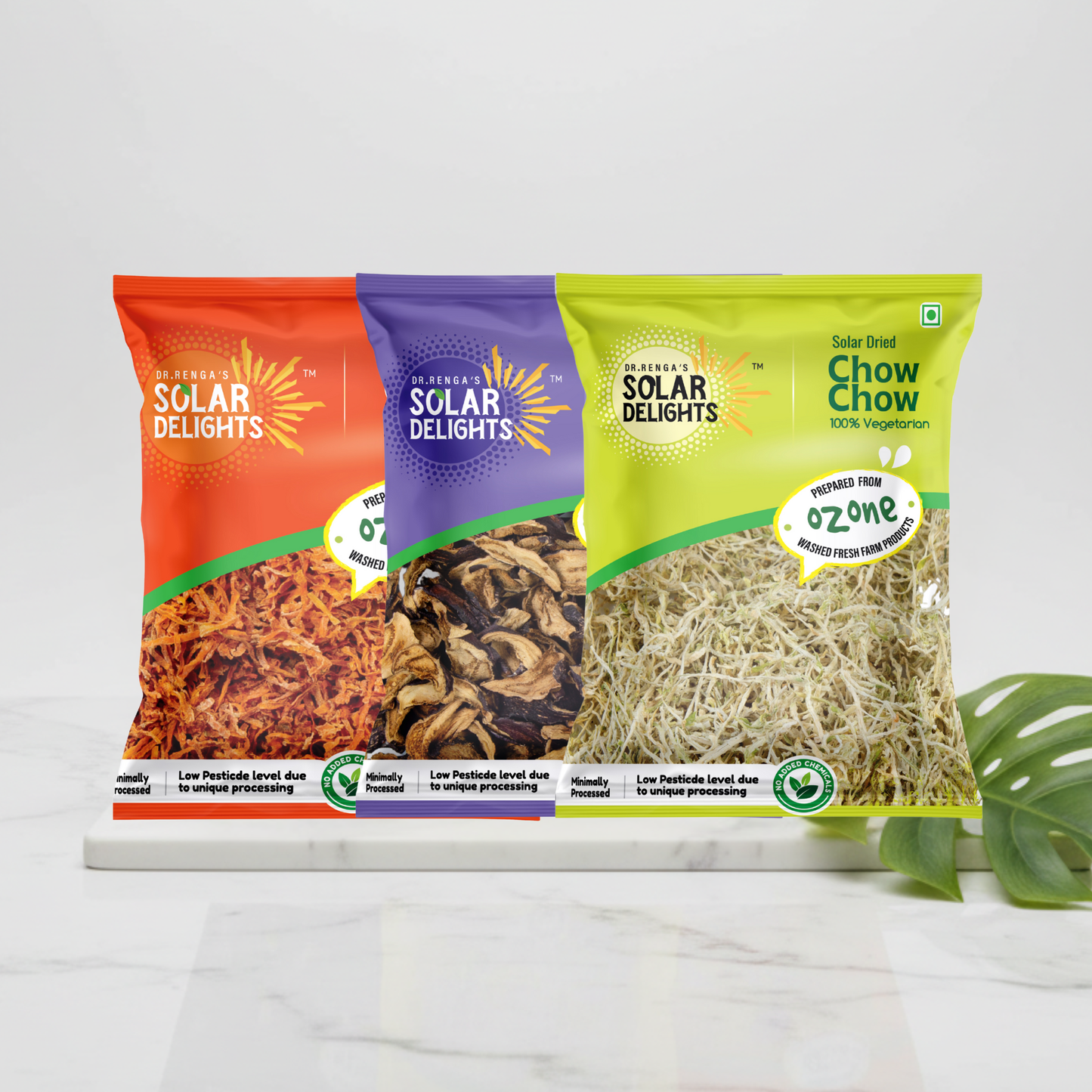 Daily North Indian cooking essentials - North Indian Cooking Combo with solar-dried chow chow, dehydrated brinjal, and carrot - everyday vegetables for family meal preparation and traditional home cooking