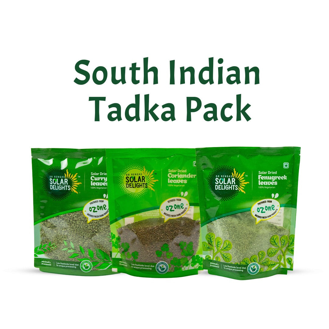 Traditional South Indian spice and herb combo pack for authentic cooking flavors