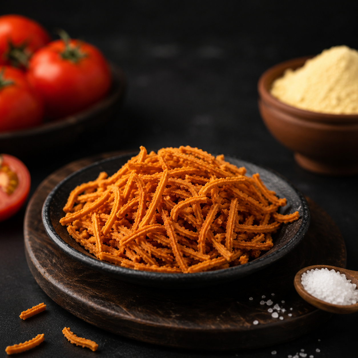 Tomato Murukku │200g - Dr. Renga's Solar Delights