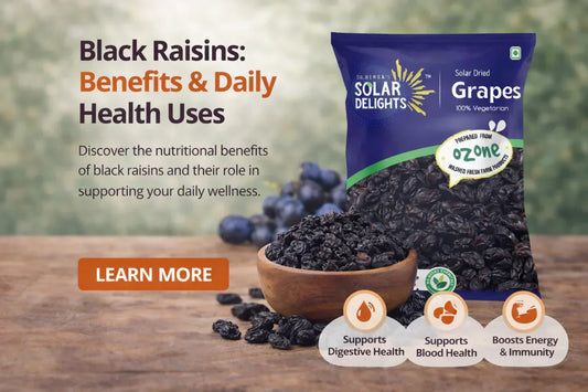 Black Raisins: Benefits &amp; Why They Are a Powerful Daily Health Snack