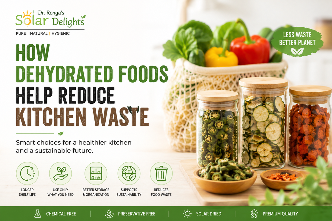 How Dehydrated Foods Help Reduce Kitchen Waste