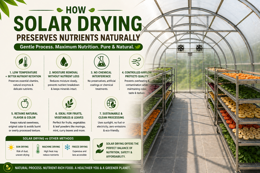 How Solar Drying Preserves Nutrients Naturally