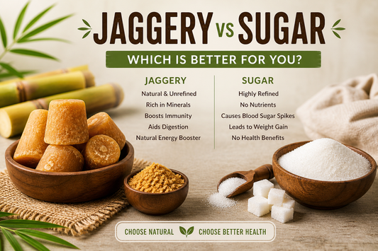 Jaggery vs Sugar: Which is Better for You?