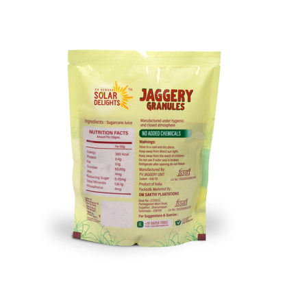 Back label with complete ingredient list and storage details