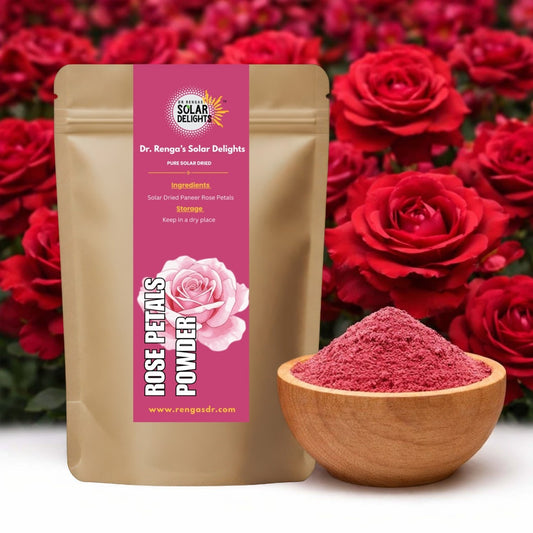 Rose Petals Powder│50g -  Dr. Renga's Solar Delights