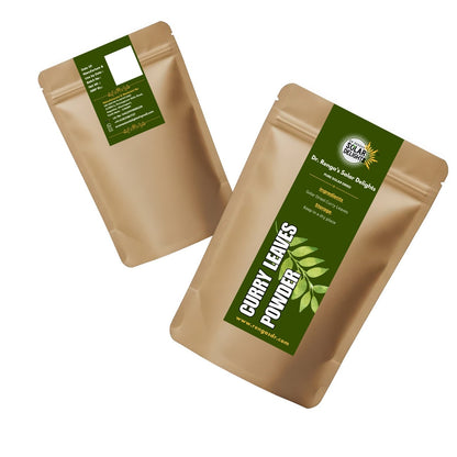 Curry Leaves Powder │100g - Dr. Renga's Solar Delights