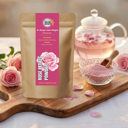 Rose Petals Powder│50g -  Dr. Renga's Solar Delights