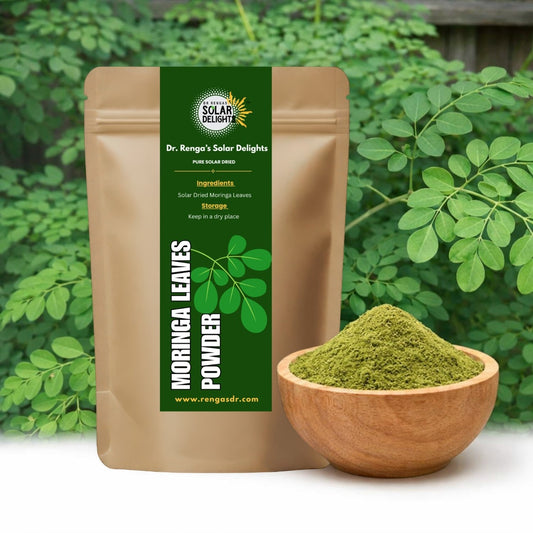 Moringa Leaves Powder | 100g - Dr. Renga's Solar Delights