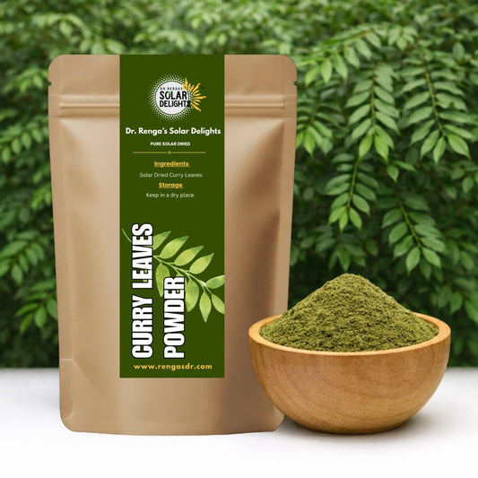 Curry Leaves Powder │100g - Dr. Renga's Solar Delights