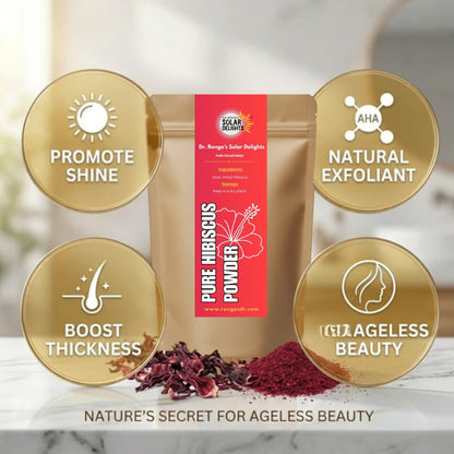 Hibiscus Powder│50g - Dr. Renga's Solar Delights
