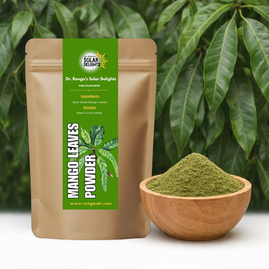 Mango Leaves Powder │100g - Dr. Renga's Solar Delights