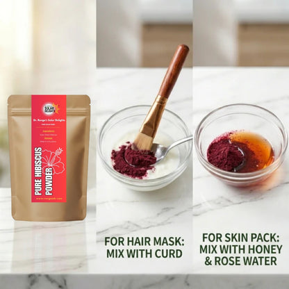 Hibiscus Powder│50g - Dr. Renga's Solar Delights