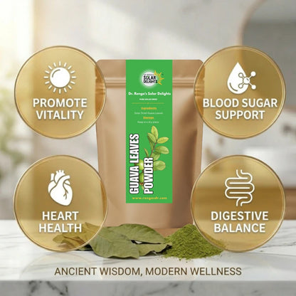 Guava Leaves Powder │100g - Dr. Renga's Solar Delights