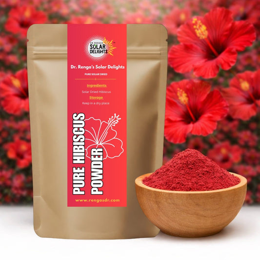 Hibiscus Powder│50g - Dr. Renga's Solar Delights