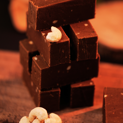 Authentic South Indian Mysore Pak dessert on plate