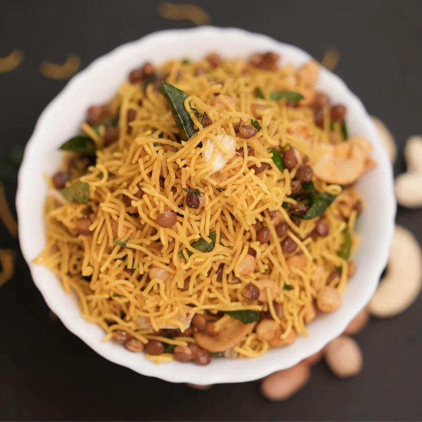 aval pori mixture crispy snack