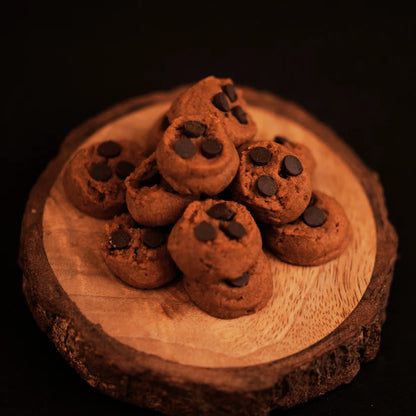 Choco cookies made with whole wheat and jaggery – eggless, no maida by Dr. Renga's Solar Delights