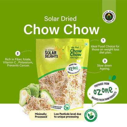 Chow chow squash – dehydrated vegetables ready for soups, stews, and healthy recipes.