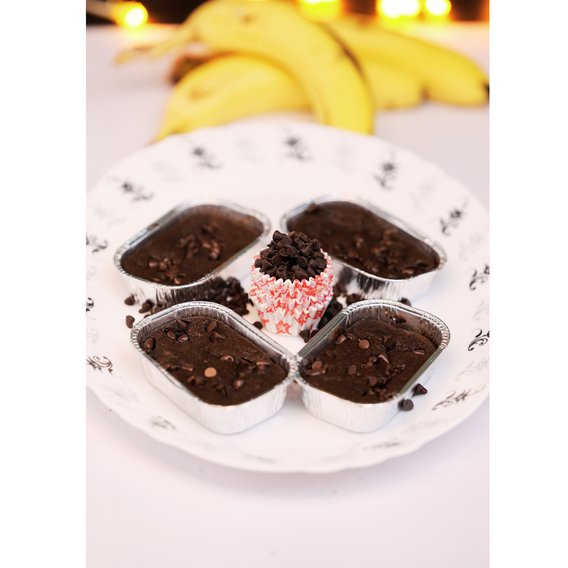 Healthy eggless coco banana brownie for kids – whole wheat, jaggery sweetened by Dr. Renga's Solar Delights
