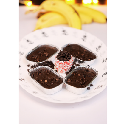 Healthy eggless coco banana brownie for kids – whole wheat, jaggery sweetened by Dr. Renga's Solar Delights
