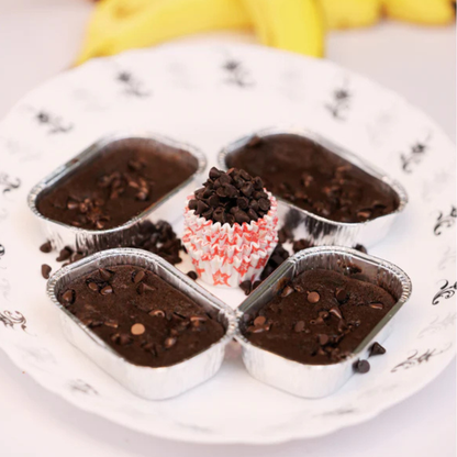 Coco banana brownie made with whole wheat and jaggery – eggless, no maida by Dr. Renga's Solar Delights