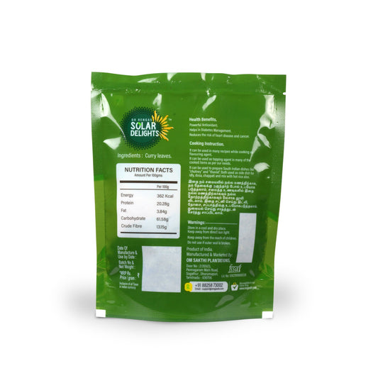 Curry leaf powder – finely ground dry curry leaves perfect for seasoning and cooking.