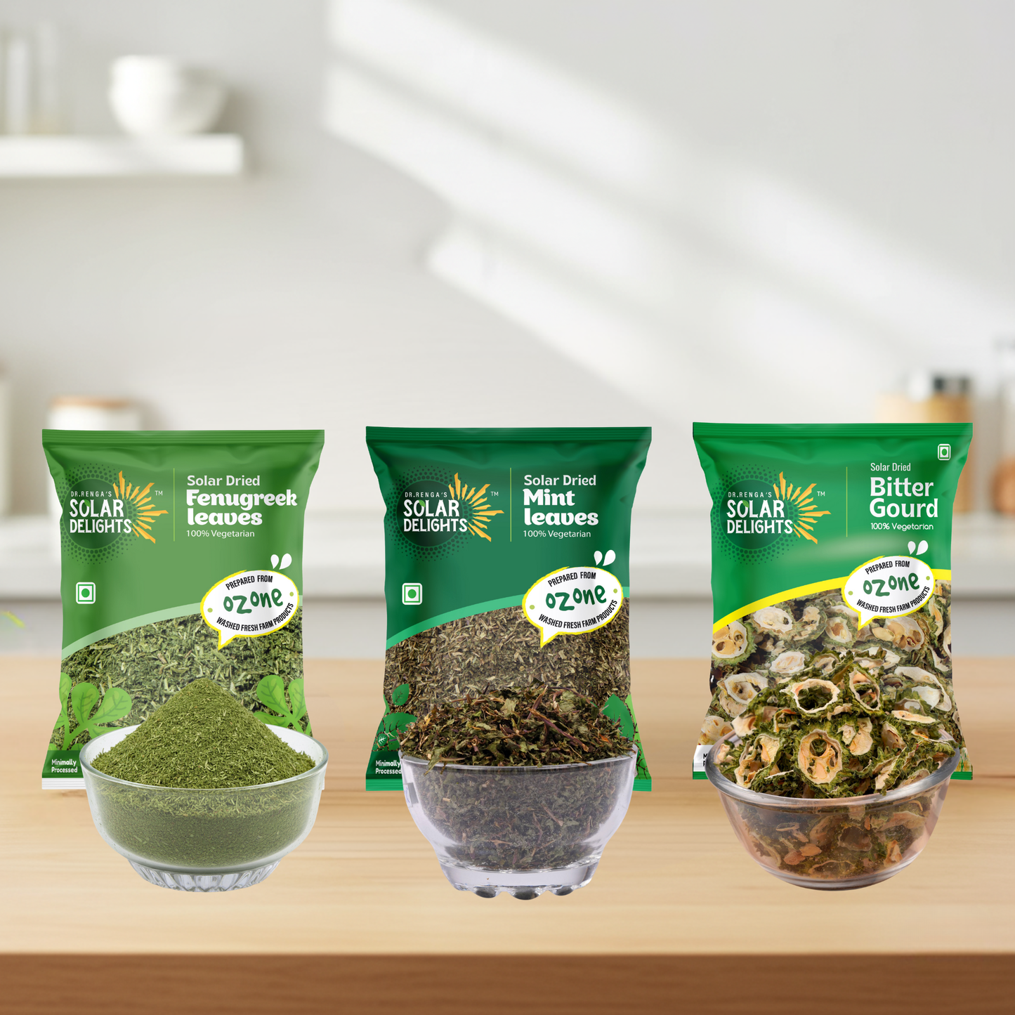 Natural detox tea prepared from Weight Loss and Detox Combo - steaming cup with solar-dried mint for digestion, fenugreek for metabolism support, and bitter gourd for natural cleansing - chemical-free wellness beverage