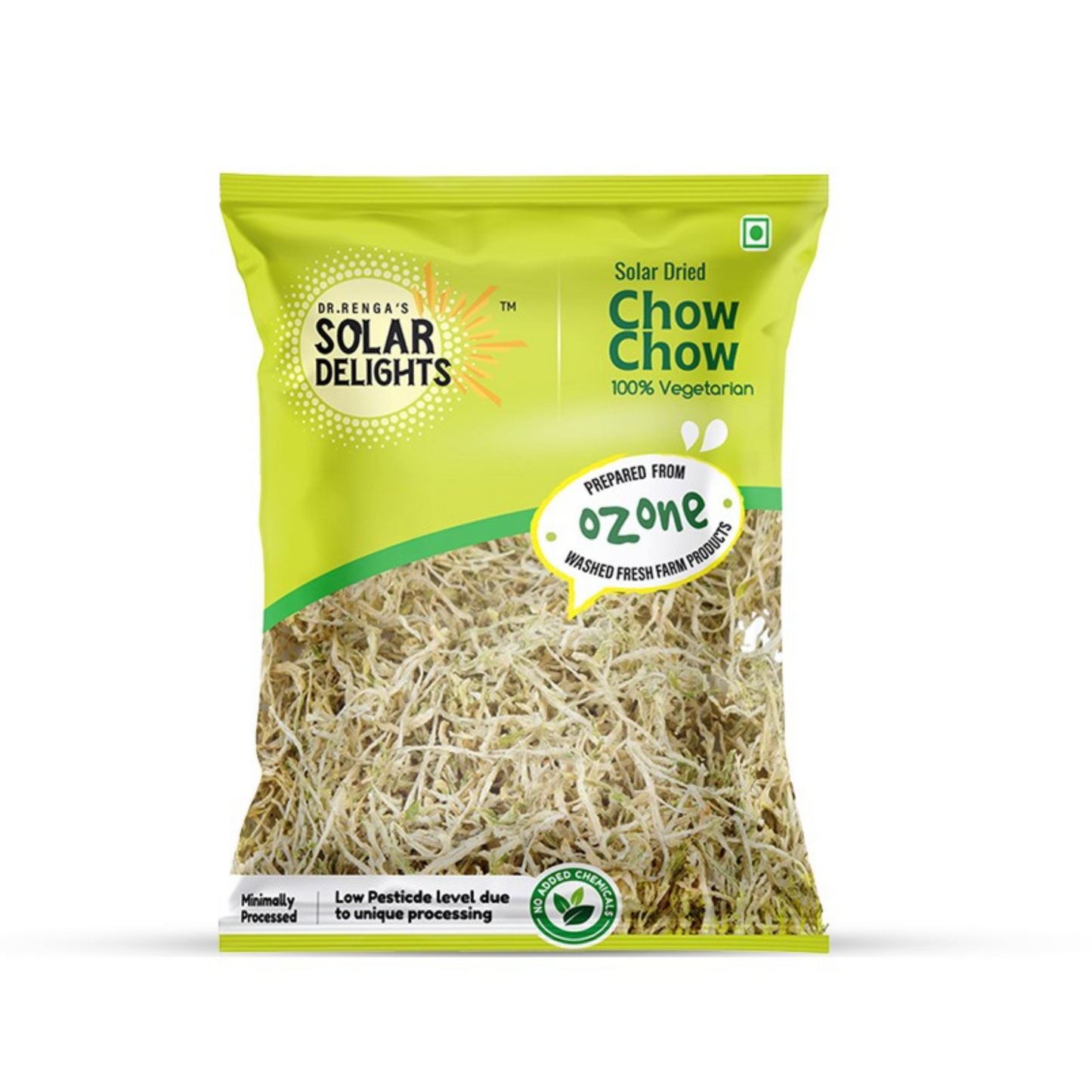 Dr. Renga’s Solar Delights – Solar Dried Chow Chow Veggie Chips-100 g | Healthy & Crispy Snack