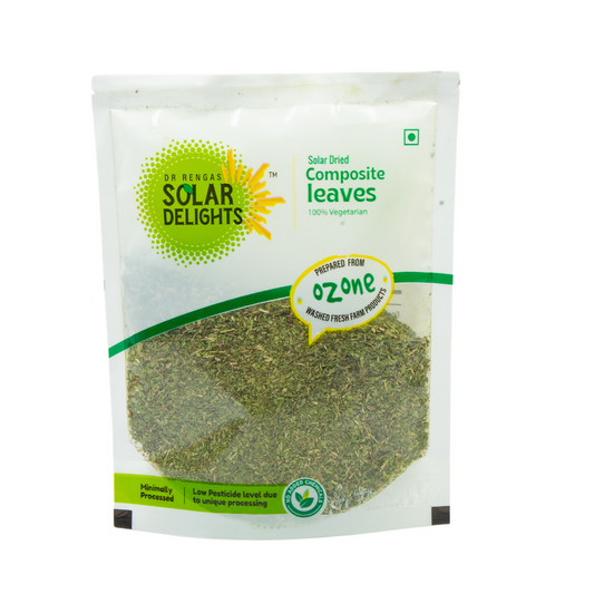 Dr. Renga’s Solar Delights – Healthy Solar Dried Composite Leaves-100 g | Flavorful & Preservative-Free