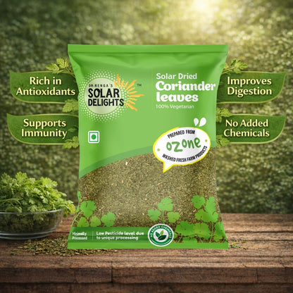 Premium dried coriander leaf ready for recipes