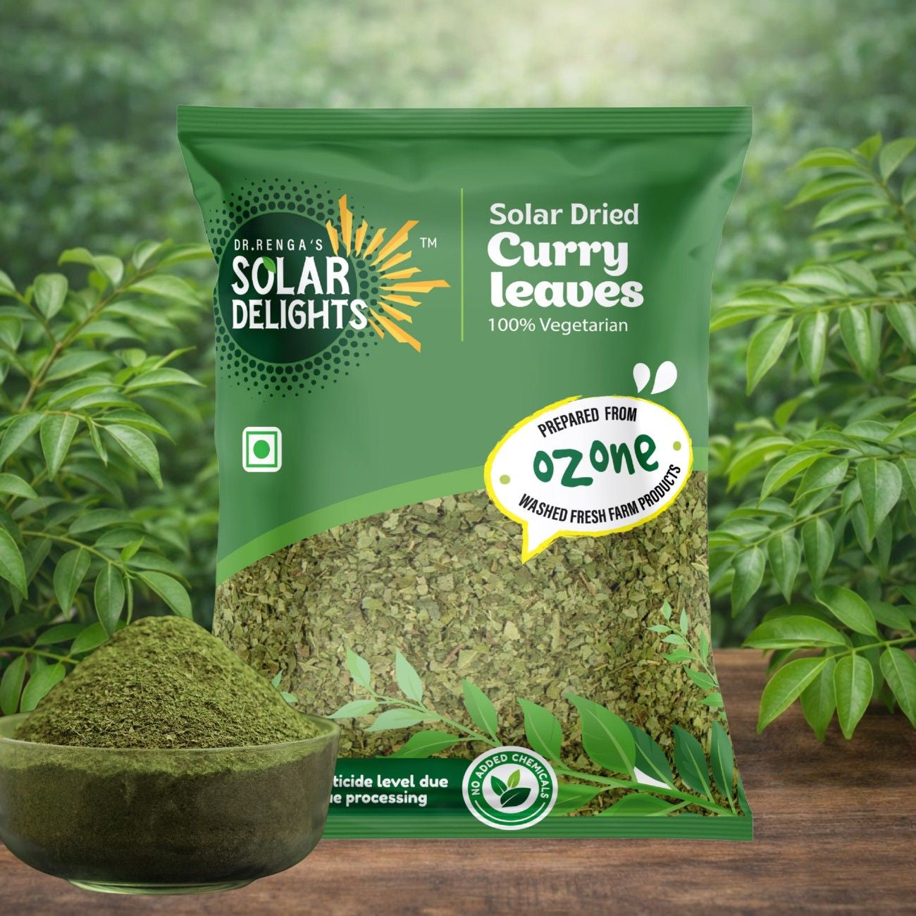 Fresh and aromatic dried curry leaf for cooking