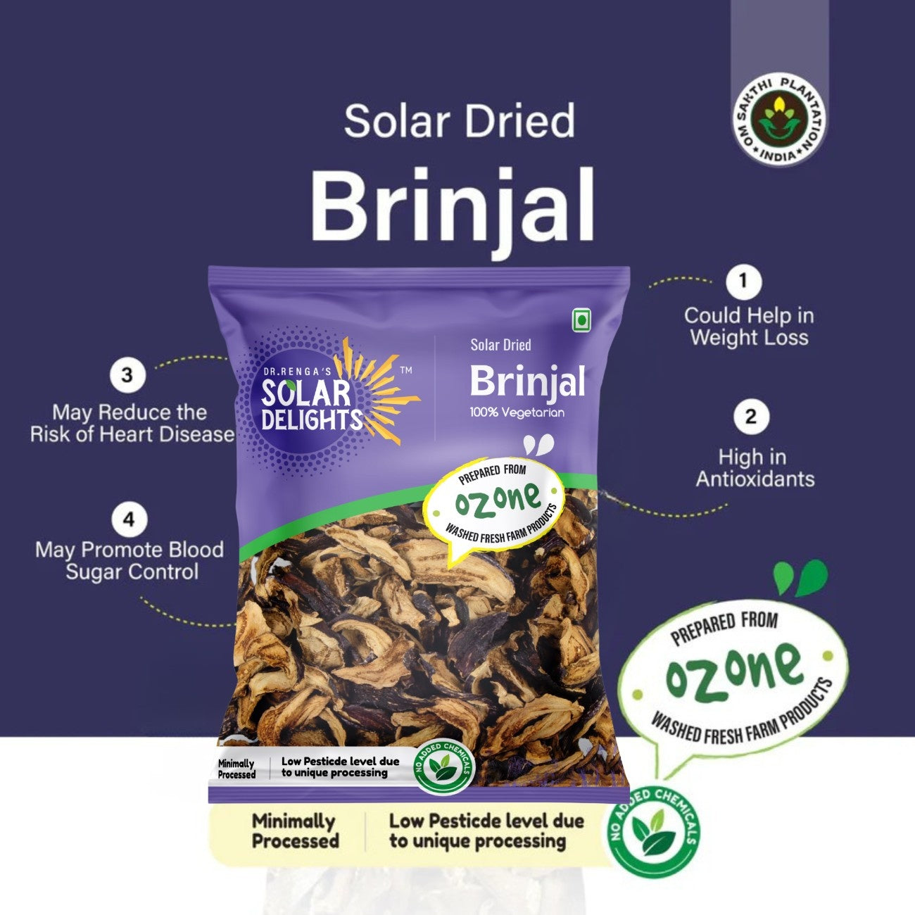dried eggplant natural solar dried brinjal slices for cooking
