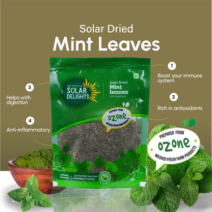 dried mint leaves for cooking– finely ground into mint leaves powder for aromatic tea and cooking.