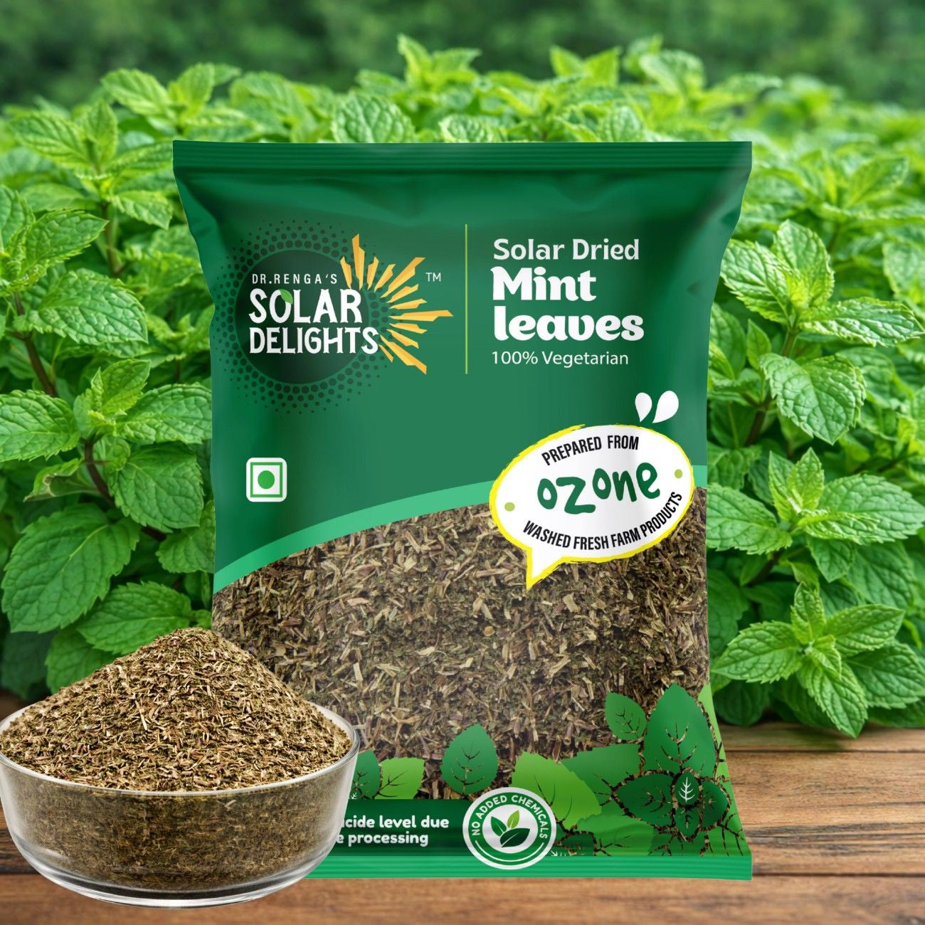 Premium quality dried spearmint for kitchen use