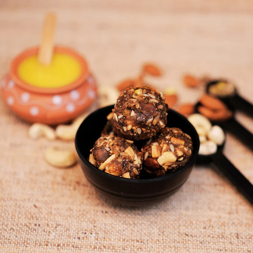 dates and dry fruit laddu natural sweet