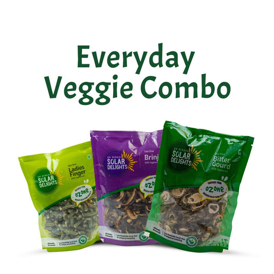Preservative-free traditional vegetables combo for wholesome dishes