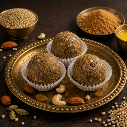 Kambu Ladoo | 200g -  Dr. Renga's Solar Delights