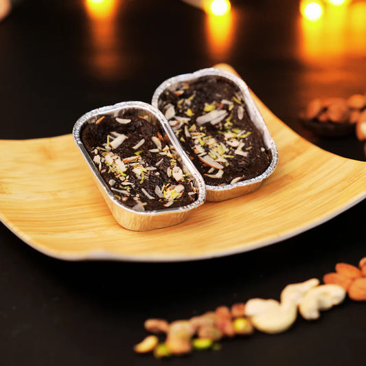 Close-up of mixed nuts brownie with cashews, almonds and walnuts – no white sugar by Dr. Renga's