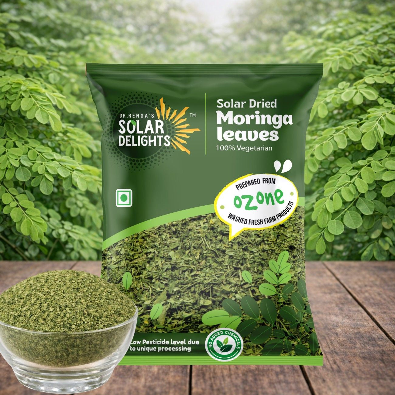 Moringa leaves dried natural product