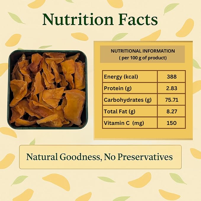 Mango dry fruits – dehydrated and solar dried fruits offering tropical sweetness in every bite