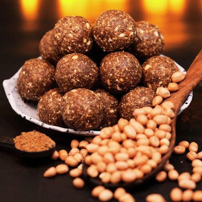 groundnut ladoo traditional indian sweet