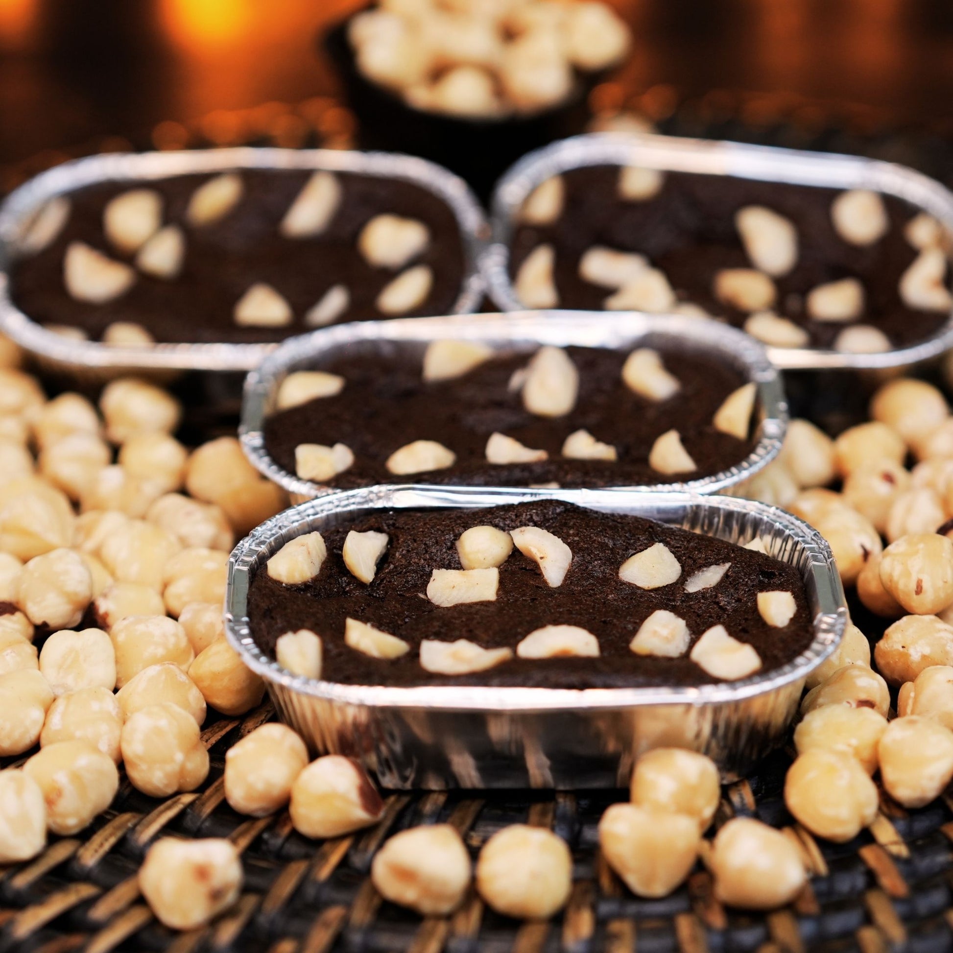 Premium hazelnut brownie sweetened with jaggery – no white sugar, no maida by Dr. Renga's