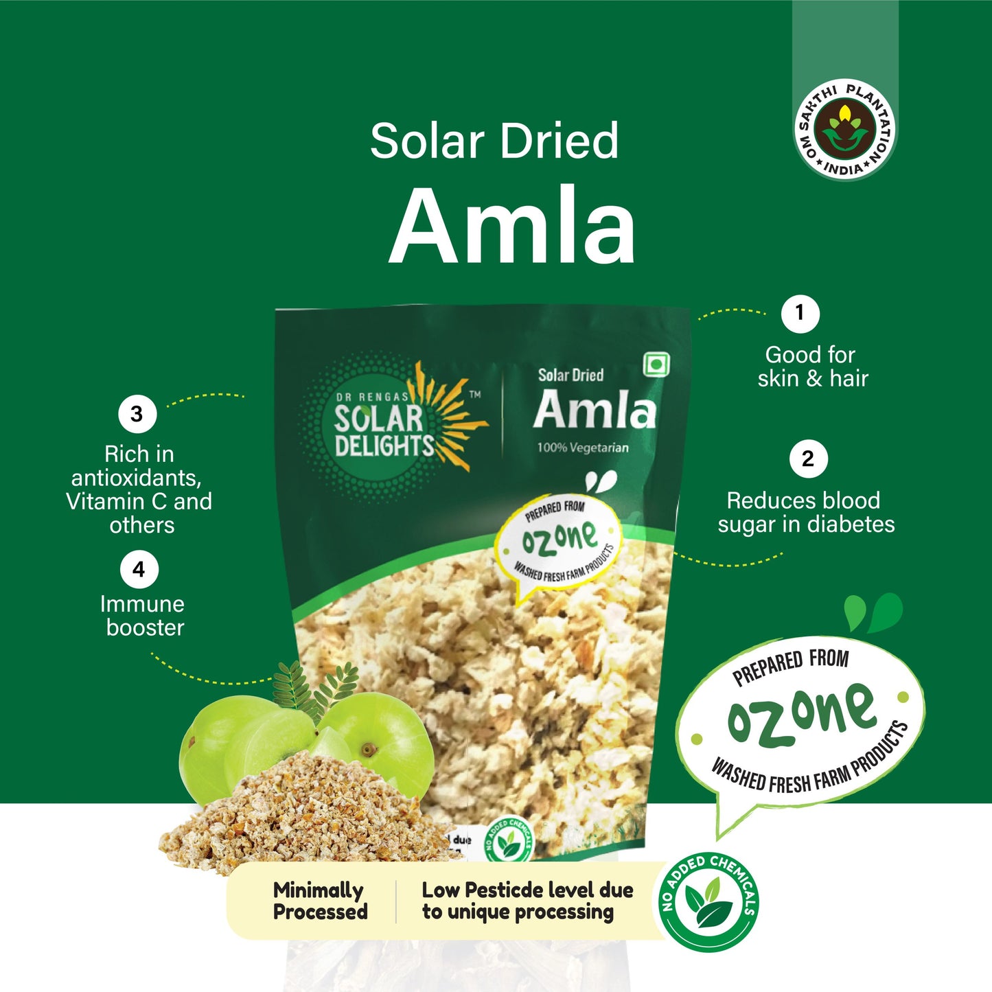 Salted amla candy – dehydrated amla with a tangy flavor, perfect healthy snack and natural mouth freshener.