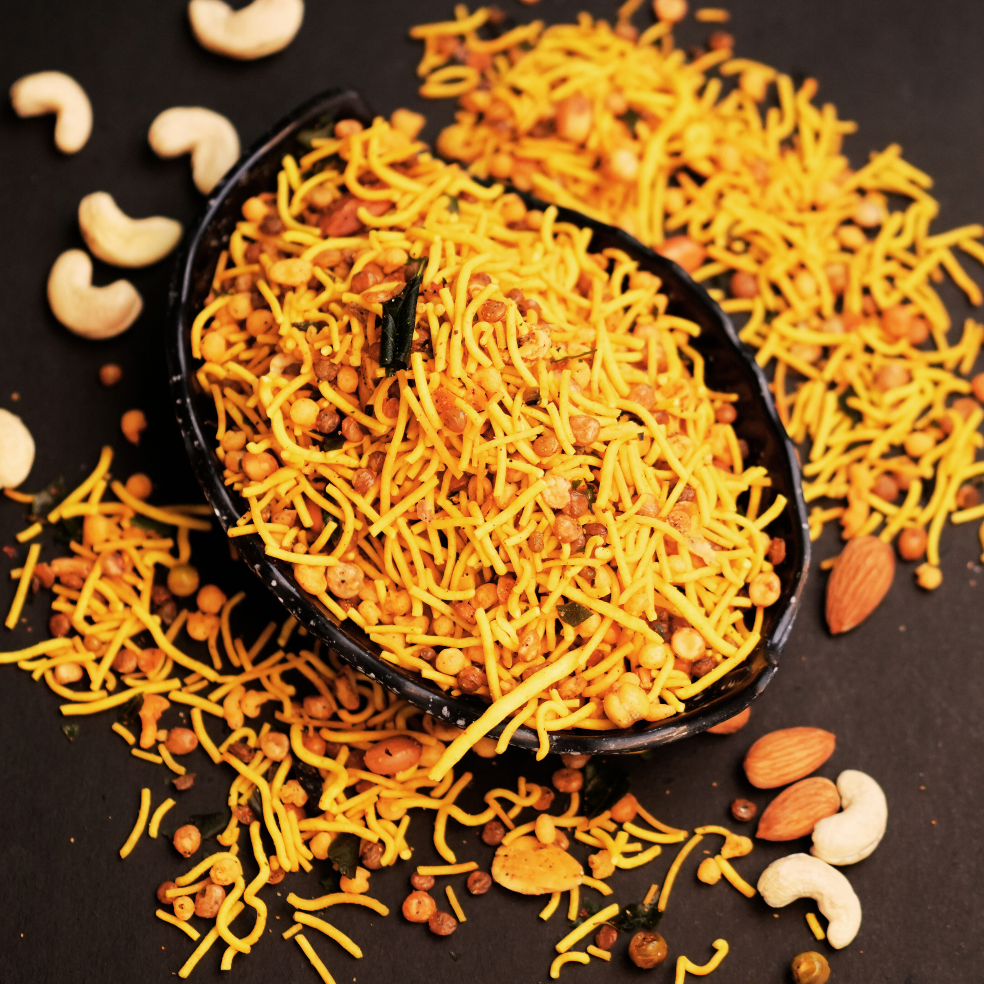 Special mixture snack made with pure chekku groundnut oil – Dr. Renga's Solar Delights premium healthy South Indian savoury