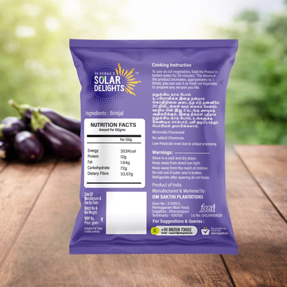 sun dried brinjal premium dried brinjal slices natural chemical free