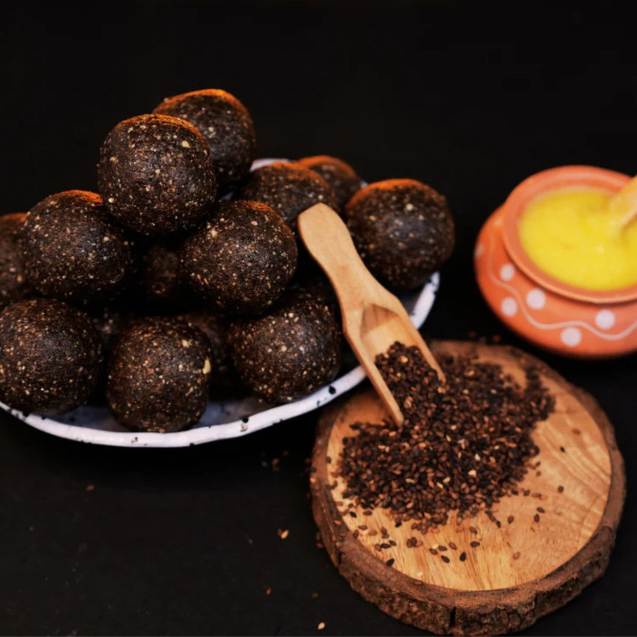 gud ke ladoo indian sweet