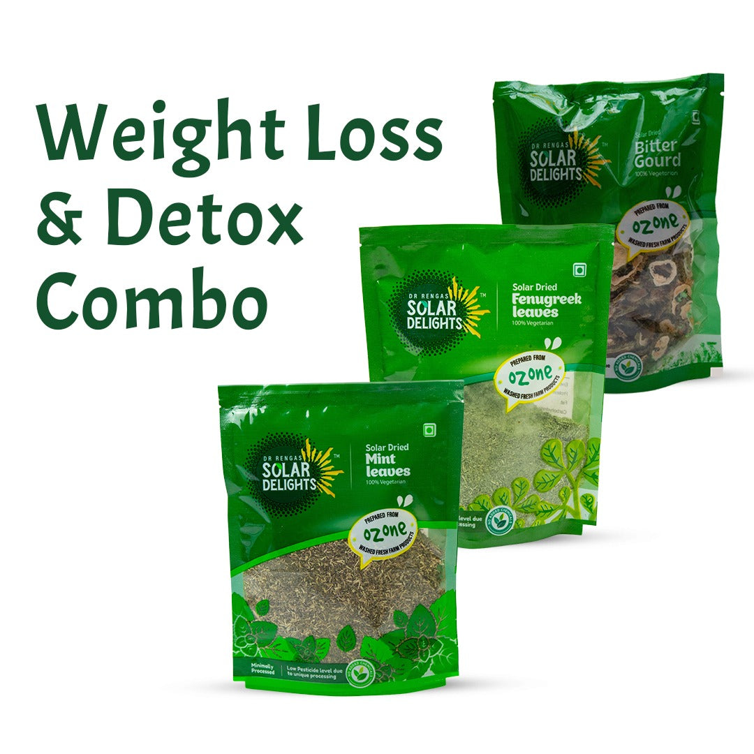 Healthy herbal blend combo designed to support weight management and body cleansing
