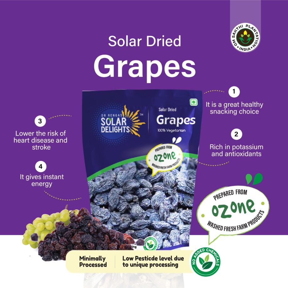 solar dried grapes fruit