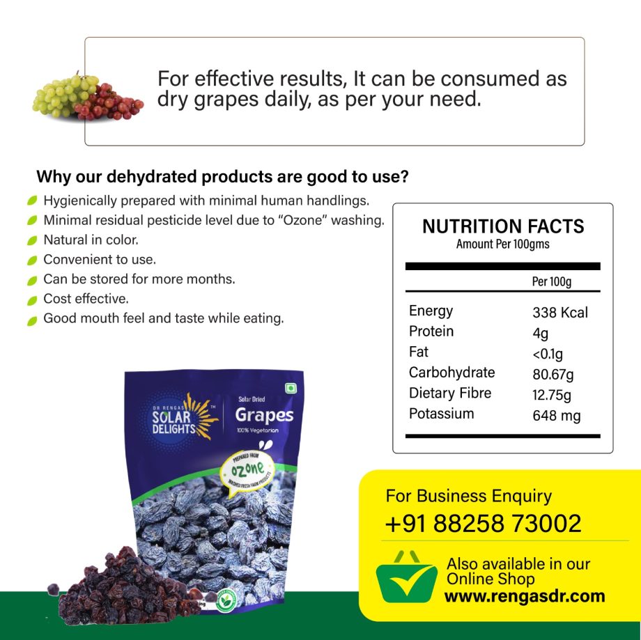 solar dried grapes fruit